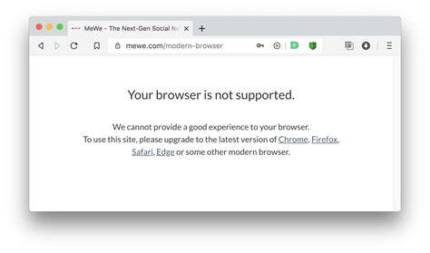Your browser is not supported. .